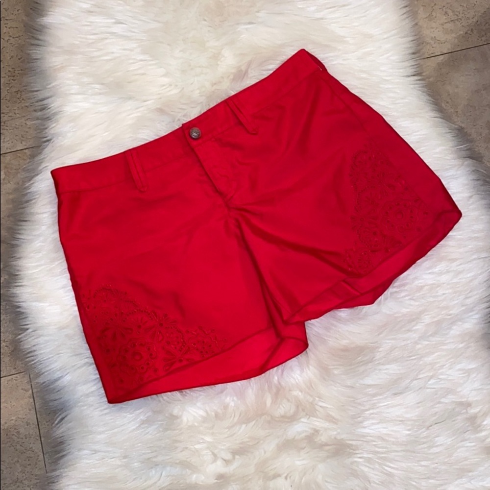 Athleta Red Shorts